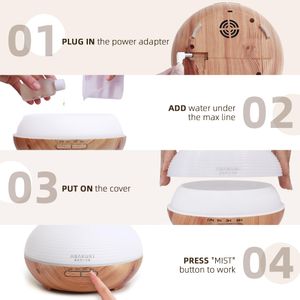 ASAKUKI - 300ml Aroma Diffuser - view 8
