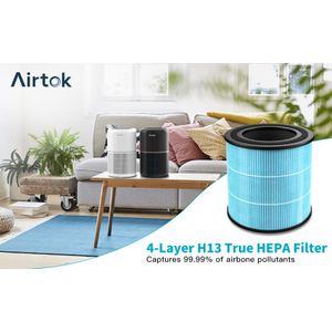 AIRTOK AP0601 Ersatzfilter 2er Set - HEPA13 Filter - view 7