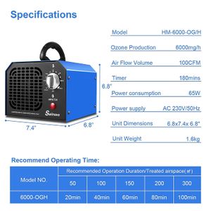 Sailnovo Generador de Ozono - view 6