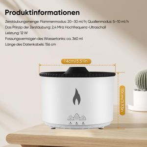 Trsaow - Humidificador de Volcán - view 5