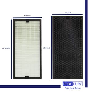 PUREBURG Replacement Filter Compatible with Rowenta Intense Pure PU40XX Series - view 3