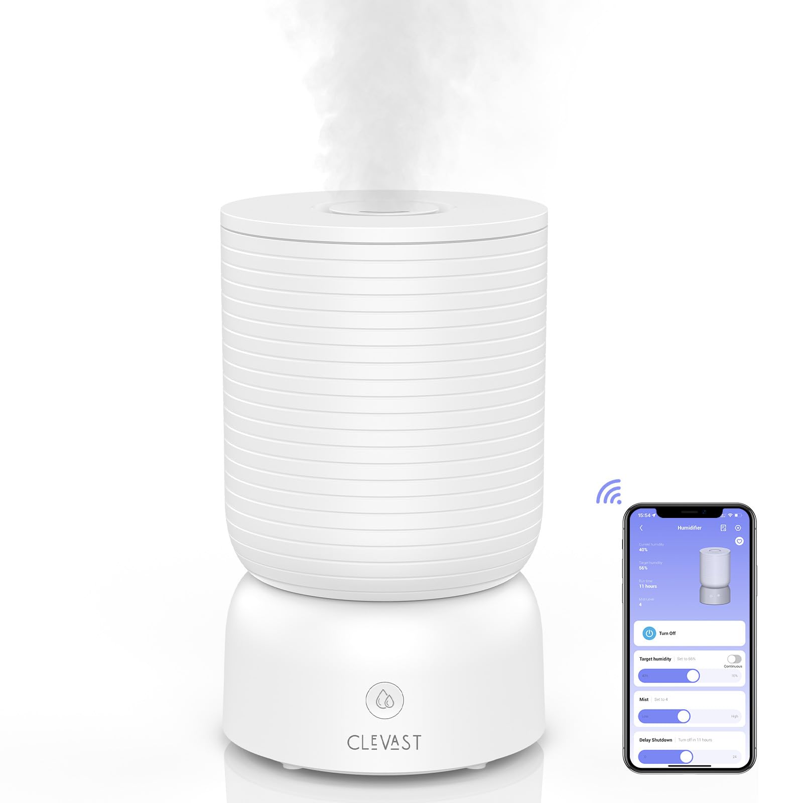 CLEVAST - Humidificateur ultrasonique