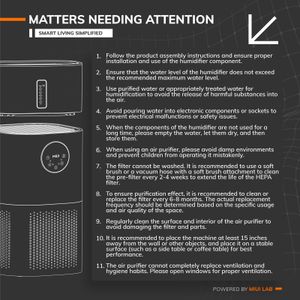 MIUI - Air Purifier & Humidifier Combo - view 9